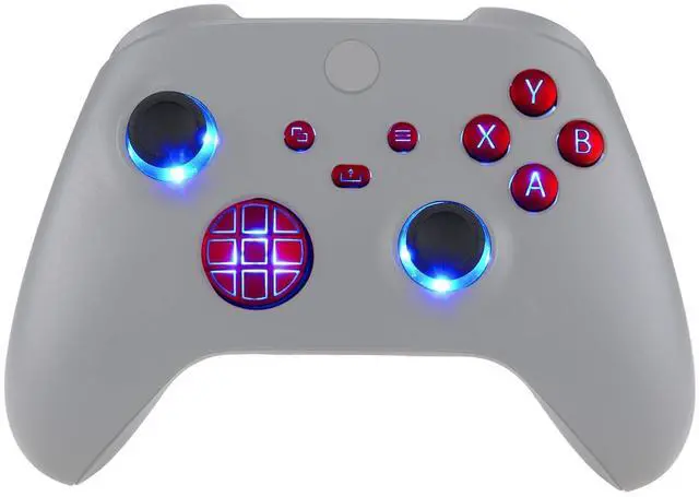 Main image of Multi-Colors Luminated D-pad Thumbsticks Start Back Sync ABXY Buttons for Xbox Series X/S Controller, Scarlet Red Classical Symbols Buttons DTF V2 LED Kit for Xbox Core Model 1914 @