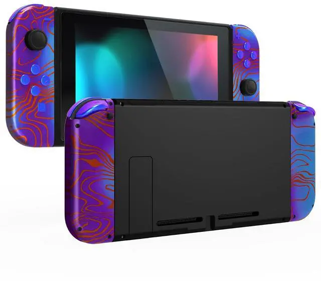 Alt view image 4 of 7 - DIY Replacement Shell Buttons for Nintendo Switch & Switch OLED, Damascuscamo Custom Housing Case with Full Set Button for Joycon Controller - Console Shell NOT Included @