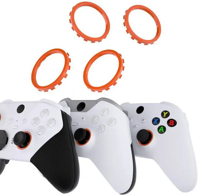 Main image of Replacement Accent Rings for Xbox Elite Series 2 Core | for Elite Series 2 | for Xbox One Elite | for ASR Version Shell for Xbox Series X/S Controller - Orange @