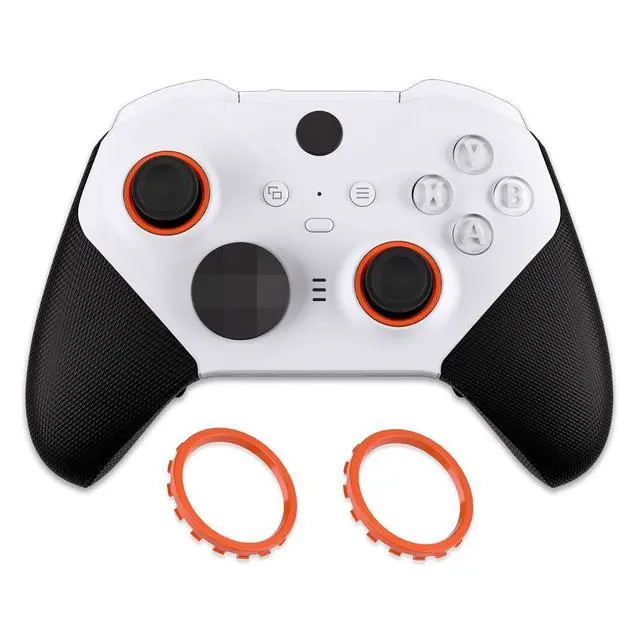 Alt view image 7 of 7 - Replacement Accent Rings for Xbox Elite Series 2 Core | for Elite Series 2 | for Xbox One Elite | for ASR Version Shell for Xbox Series X/S Controller - Orange @