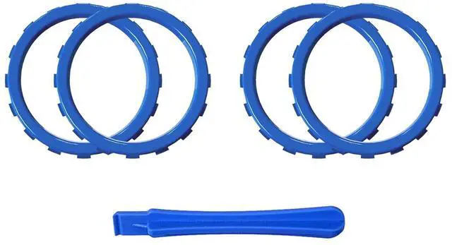 Alt view image 3 of 7 - Replacement Accent Rings for Xbox Elite Series 2 Core | for Elite Series 2 | for Xbox One Elite | for ASR Version Shell for Xbox Series X/S Controller - Blue @