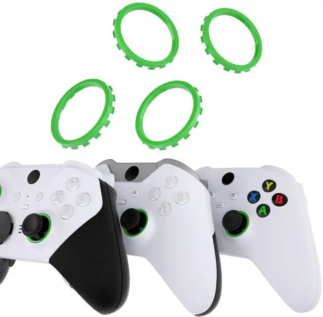 Main image of Replacement Accent Rings for Xbox Elite Series 2 Core | for Elite Series 2 | for Xbox One Elite | for ASR Version Shell for Xbox Series X/S Controller - Green @