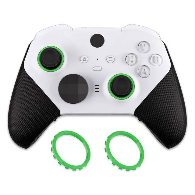 Alt view image 7 of 7 - Replacement Accent Rings for Xbox Elite Series 2 Core | for Elite Series 2 | for Xbox One Elite | for ASR Version Shell for Xbox Series X/S Controller - Green @
