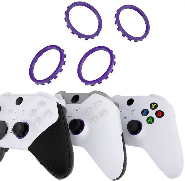 Main image of Replacement Accent Rings for Xbox Elite Series 2 Core | for Elite Series 2 | for Xbox One Elite | for ASR Version Shell for Xbox Series X/S Controller - Purple @