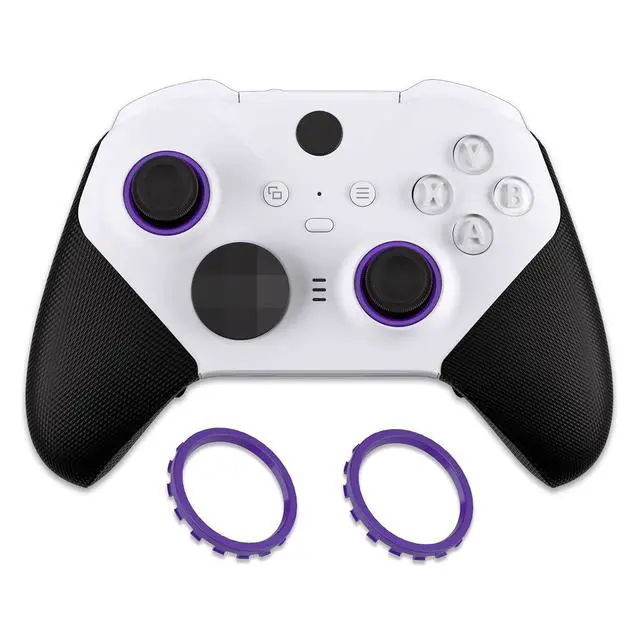 Alt view image 7 of 7 - Replacement Accent Rings for Xbox Elite Series 2 Core | for Elite Series 2 | for Xbox One Elite | for ASR Version Shell for Xbox Series X/S Controller - Purple @