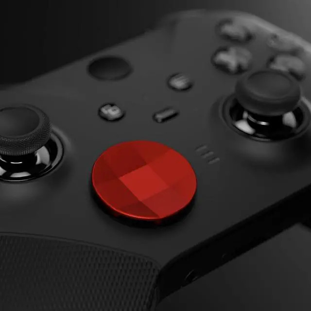 Alt view image 4 of 7 - 2Pcs Metallic Scarlet Red Magnetic Stainless Steel D-Pads for Xbox Elite 1/2 Controller, Replacement Directional Pad Button Kits for Xbox One Elite & Xbox One Elite Series 2 Controller @