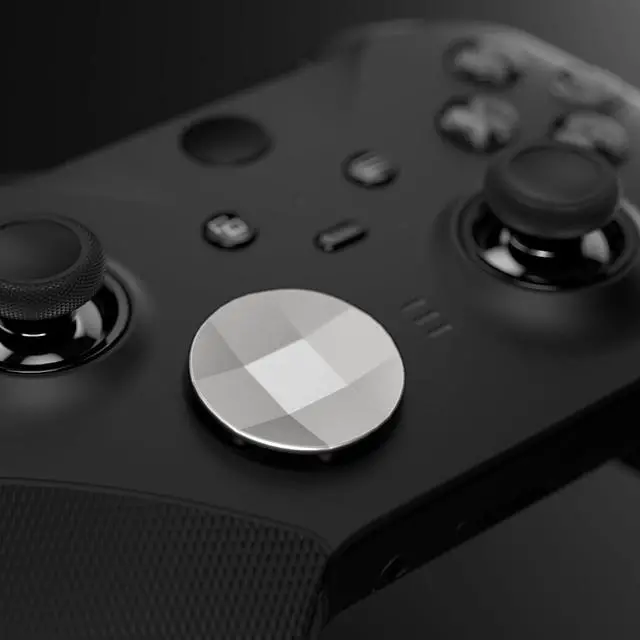 Alt view image 4 of 7 - 2 pcs Metalic Silver Magnetic Stainless Steel D-Pads, for Xbox Elite 1/2 Controller, Replacement Parts Directional Pad Button Kits for Xbox One Elite & Xbox One Elite Series 2 Controller @