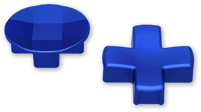 Main image of 2Pcs Metallic Blue Magnetic Stainless Steel D-Pads for Xbox Elite 1/2 Controller, Replacement Directional Pad Button Kits for Xbox One Elite & Xbox One Elite Series 2 Controller @
