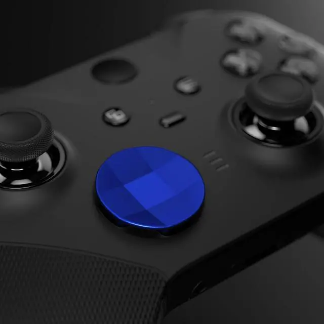 Alt view image 4 of 7 - 2Pcs Metallic Blue Magnetic Stainless Steel D-Pads for Xbox Elite 1/2 Controller, Replacement Directional Pad Button Kits for Xbox One Elite & Xbox One Elite Series 2 Controller @