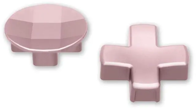 Main image of 2pcs Metalic Rose Gold Magnetic Stainless Steel D-Pads, for Xbox Elite 1/2 Controller, Replacement Parts Directional Pad Button Kits for Xbox One Elite & Xbox One Elite Series 2 Controller @