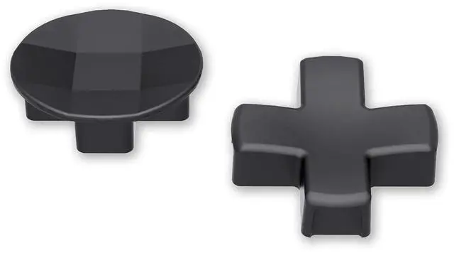 Main image of 2 pcs Metalic Black Magnetic Stainless Steel D-Pads, for Xbox Elite 1/2 Controller, Replacement Parts Directional Pad Button Kits for Xbox One Elite & Xbox One Elite Series 2 Controller @