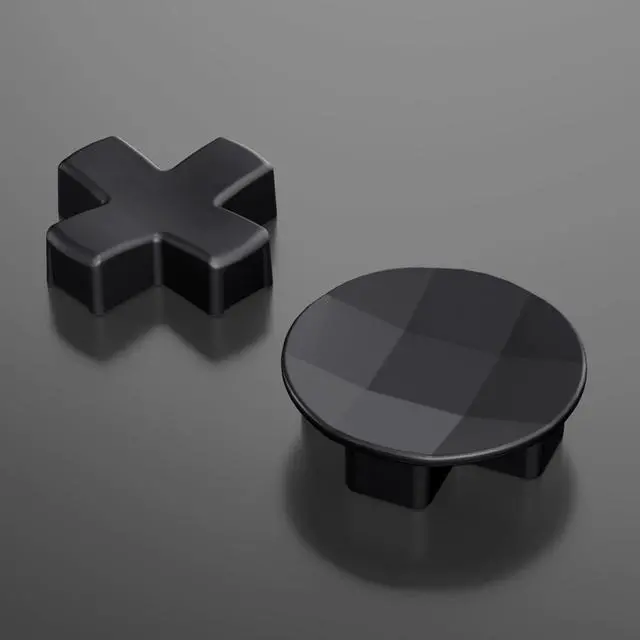 Alt view image 3 of 7 - 2 pcs Metalic Black Magnetic Stainless Steel D-Pads, for Xbox Elite 1/2 Controller, Replacement Parts Directional Pad Button Kits for Xbox One Elite & Xbox One Elite Series 2 Controller @