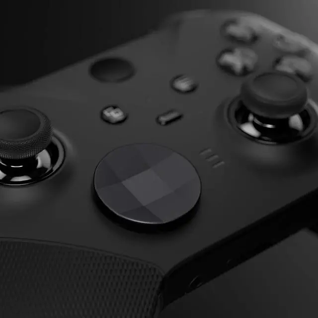 Alt view image 4 of 7 - 2 pcs Metalic Black Magnetic Stainless Steel D-Pads, for Xbox Elite 1/2 Controller, Replacement Parts Directional Pad Button Kits for Xbox One Elite & Xbox One Elite Series 2 Controller @