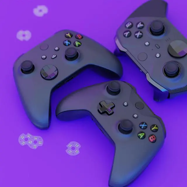 Alt view image 3 of 6 - Replacement Dpad Conductive Flim for Xbox One Controller - 6 Pack Repair Kits Direction Button Switch Pad for Xbox Series S/X, for Xbox One S/X/Elite, Elite Series 2 Core Controller @