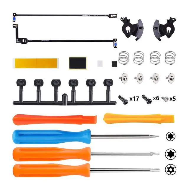 Alt view image 3 of 7 - Clicky Hair Trigger Stop Kit for Xbox Elite Series 2 Controller Shoulder Buttons, Ergonomic Tactile Switches LT RT Mouse Clicky Kit for Xbox Elite 2 Controller (Model 1797) @