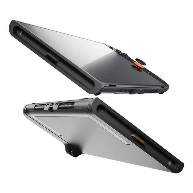 Alt view image 6 of 7 - Console Side Rail Slot Sticker for Switch 2, Left Right Slide Rail DIY Decorative Skin Decal with Tweezer for Nintendo Switch 2 Console - Shadow Gray @