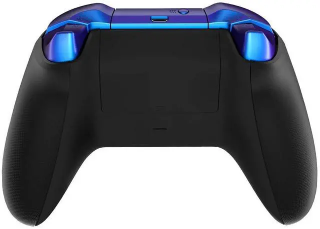 Alt view image 7 of 7 - LB RB LT RT Bumpers Triggers D-Pad ABXY Start Back Sync Buttons, Chameleon Purple Blue Full Set Buttons Repair Kits with Tools for Xbox One S & Xbox One X Controller (Model 1708) @