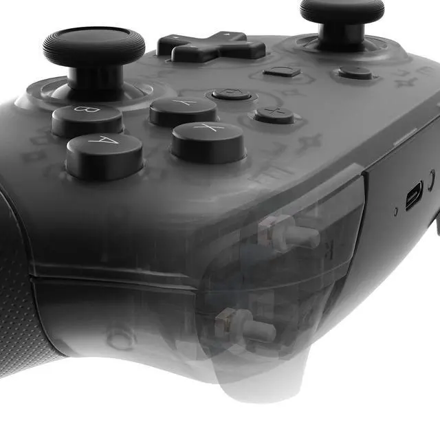 Alt view image 5 of 7 - Clicky Hair Trigger Kit for Nintendo Switch Pro Controller Shoulder Buttons, Custom Flashshot Trigger Stop Flex Cable for Nintendo Switch Pro Controller @