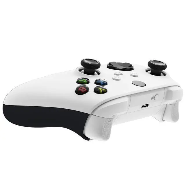 Alt view image 7 of 7 - DIY Grip for Xbox Series X & S, Black Soft Touch Comfortable Left Right Side Rails, Replacement Parts Handles Rear Shell for Xbox Core Wireless Controller @