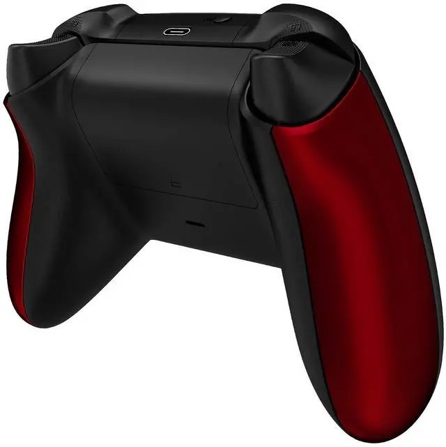 Main image of Controller Grip for Xbox Series X & S, Scarlet Red Soft Touch Comfortable Left Right Side Rails, Replacement Parts Rear Shell for Xbox Core Wireless Controller @