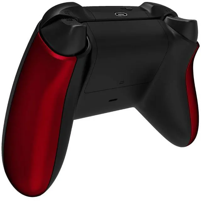 Alt view image 5 of 7 - Controller Grip for Xbox Series X & S, Scarlet Red Soft Touch Comfortable Left Right Side Rails, Replacement Parts Rear Shell for Xbox Core Wireless Controller @