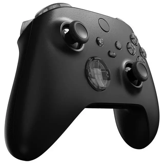 Alt view image 4 of 7 - Replacement Buttons for Xbox Series X & S Controller, Clear Black Custom Accessories Bumpers Trigers Dpad ABXY Start Back Sync Share Keys Parts for Xbox Core Wireless Controller @
