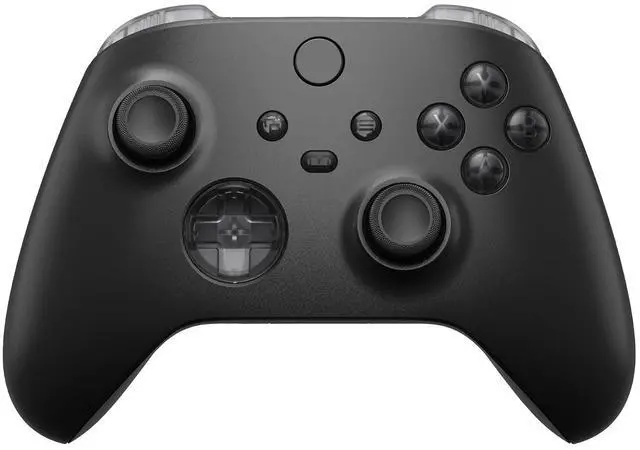 Main image of Replacement Buttons for Xbox Series X & S Controller, Clear Black Custom Accessories Bumpers Trigers Dpad ABXY Start Back Sync Share Keys Parts for Xbox Core Wireless Controller @