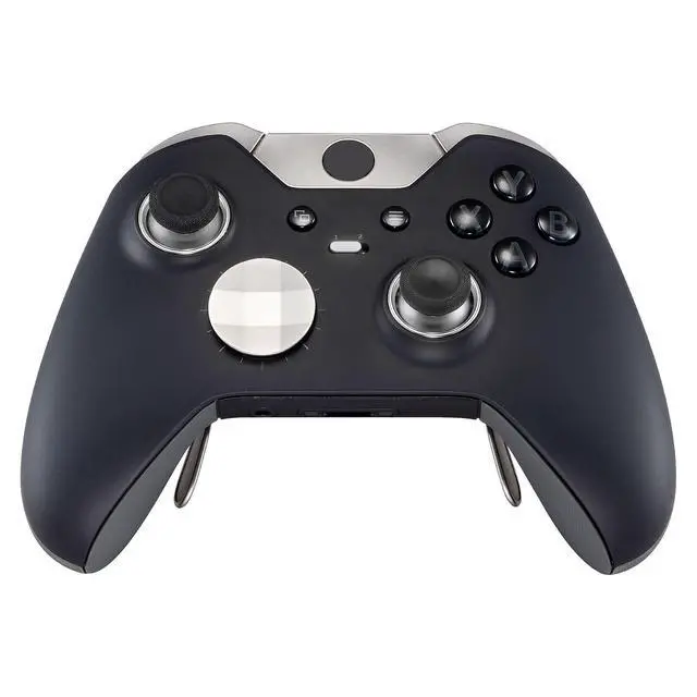 Alt view image 5 of 7 - Matte Chrome Silver Accent Rings Accessories for Xbox One Elite Controller, Replacement Parts Profile Switch Buttons for Xbox One Elite Controller (Model 1698) - Pack of 2 @