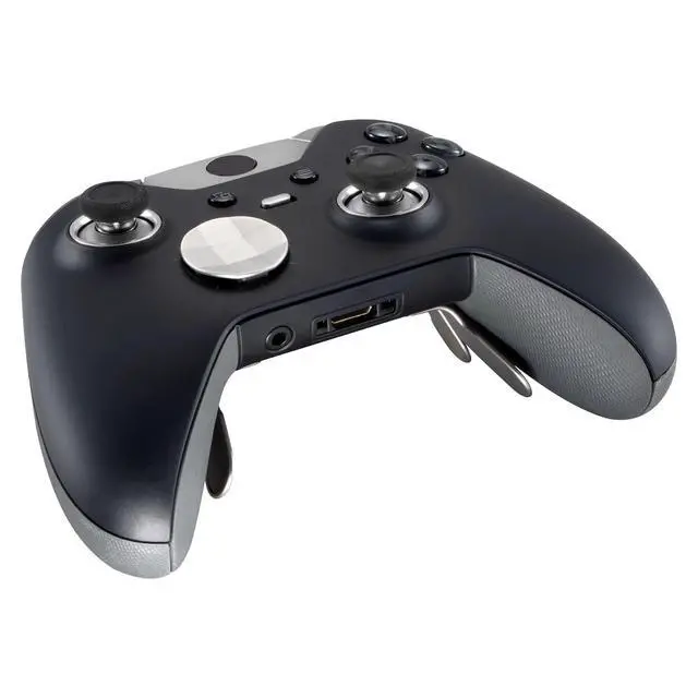 Alt view image 7 of 7 - Matte Chrome Silver Accent Rings Accessories for Xbox One Elite Controller, Replacement Parts Profile Switch Buttons for Xbox One Elite Controller (Model 1698) - Pack of 2 @