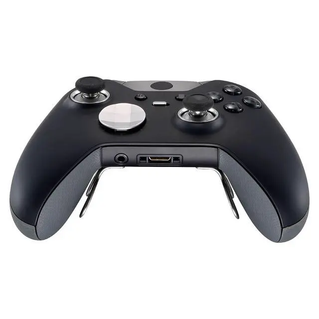 Alt view image 6 of 7 - Matte Chrome Silver Accent Rings Accessories for Xbox One Elite Controller, Replacement Parts Profile Switch Buttons for Xbox One Elite Controller (Model 1698) - Pack of 2 @