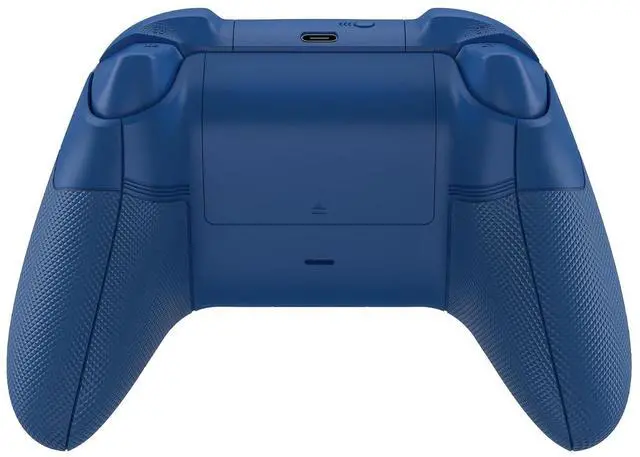 Alt view image 6 of 7 - ASR Version Performance Rubberized Full Set Shell Buttons for Xbox Core Controller, Redesigned Grip Diamond Texture Handles Backplate Case for Xbox Series X & S Controller - The Great Wave @