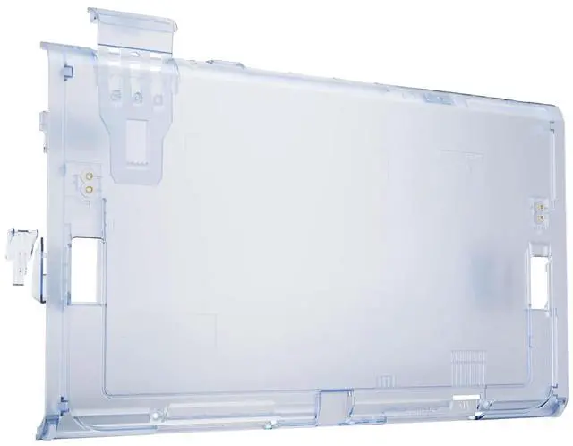 Main image of Replacement DIY Rear Back Plate for Nintendo Switch 2 Handheld Console, Custom Housing Cover Shell Case for Switch 2 (Without Kickstand) - Clear Glacier Blue @