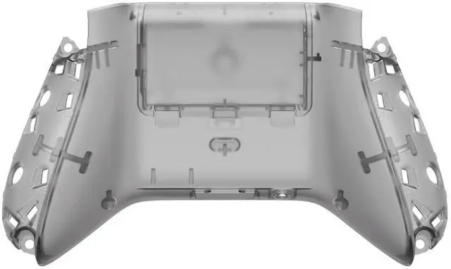 Main image of Custom Back Shell for Xbox Series X & S Controller, Clear Black Replacement Battery Cover & Bottom Shell for Xbox Core Wireless Controller @