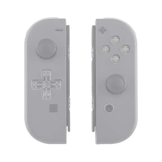 Alt view image 5 of 7 - Transparent Clear D-pad ABXY Keys SR SL L R ZR ZL Trigger Buttons Springs, Replacement Full Set Buttons Fix Kits for Nintendo Switch & OLED Joycon (D-pad ONLY Fits for Joycon D-pad Shell) @