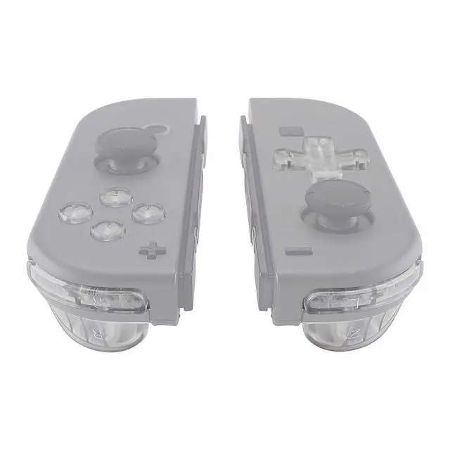 Alt view image 4 of 7 - Transparent Clear D-pad ABXY Keys SR SL L R ZR ZL Trigger Buttons Springs, Replacement Full Set Buttons Fix Kits for Nintendo Switch & OLED Joycon (D-pad ONLY Fits for Joycon D-pad Shell) @