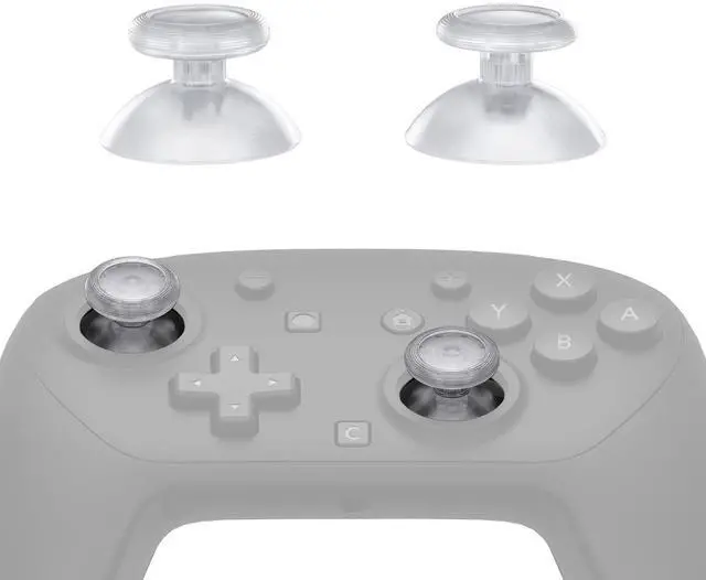 Main image of Replacement 3D Joystick for Nintendo Switch 2 Pro Controller, Left Right Analog Stick Thumbsticks with Screwdriver Tools for Switch 2 Pro Controller, Multi-Colors Options - Clear @
