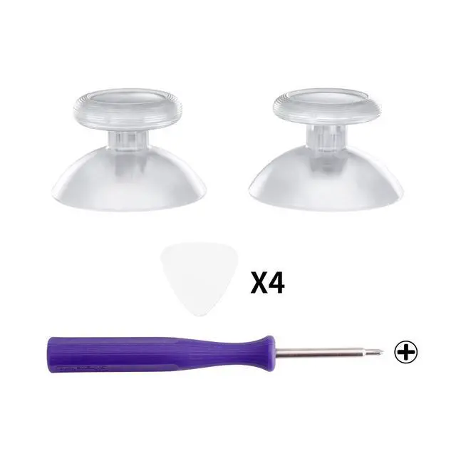 Alt view image 2 of 7 - Replacement 3D Joystick for Nintendo Switch 2 Pro Controller, Left Right Analog Stick Thumbsticks with Screwdriver Tools for Switch 2 Pro Controller, Multi-Colors Options - Clear @