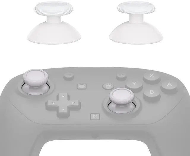 Main image of Replacement 3D Joystick for Nintendo Switch 2 Pro Controller, Left Right Analog Stick Thumbsticks with Screwdriver Tools for Switch 2 Pro Controller, Multi-Colors Options - White @