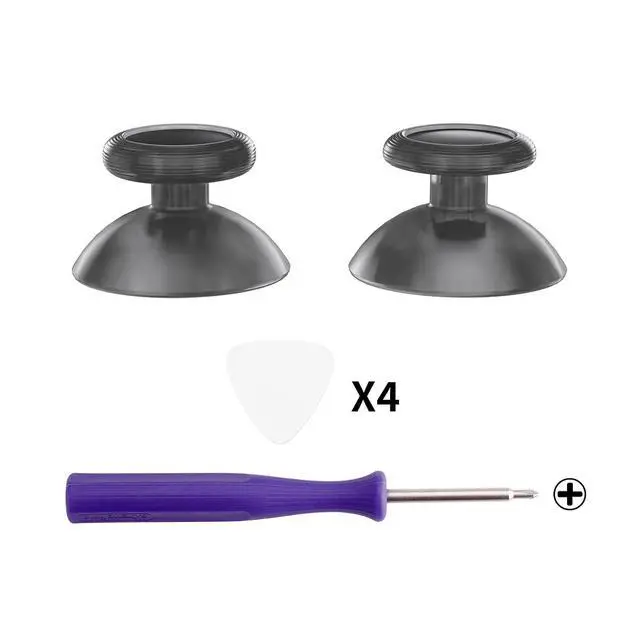 Alt view image 2 of 7 - Replacement 3D Joystick for Nintendo Switch 2 Pro Controller, Left Right Analog Stick Thumbsticks with Screwdriver Tools for Switch 2 Pro, Multi-Colors Options - Clear Slate Black @