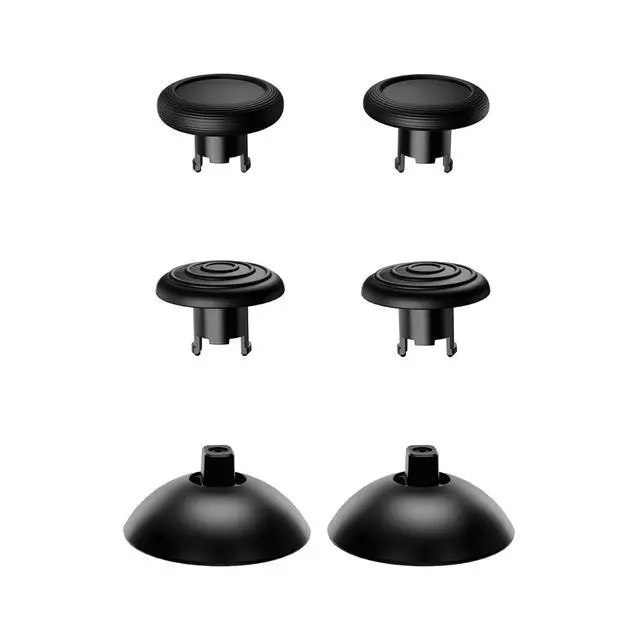 Alt view image 5 of 7 - ThumbsGear Interchangeable Ergonomic Thumbsticks for Nintendo Switch 2 Pro Controller, Replacement Analog Thumb Sticks & Tools, 2 Height Adjustable Convex & Concave Grip Joysticks - Black @