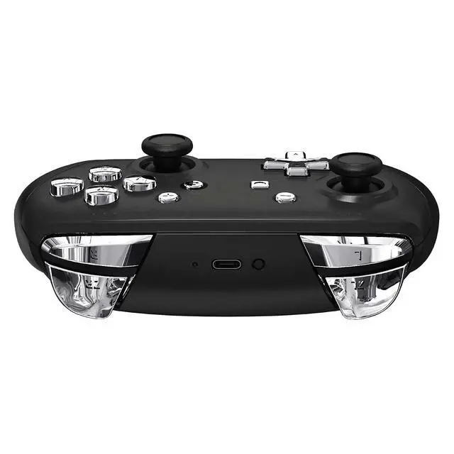 Alt view image 5 of 5 - Chrome Silver Repair ABXY D-pad ZR ZL L R Keys for Nintendo Switch Pro Controller, Glossy DIY Replacement Full Set Buttons with Tools for Nintendo Switch Pro - Controller NOT Included @