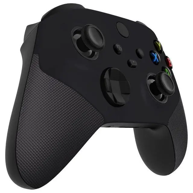 Alt view image 4 of 7 - ASR Version Redesigned Shell for Xbox Core Wireless Controller - Performance Rubberized Grip, Anti Sticks Rubbing Rings - Custom Faceplate for Xbox Series X & S Controller - Black @