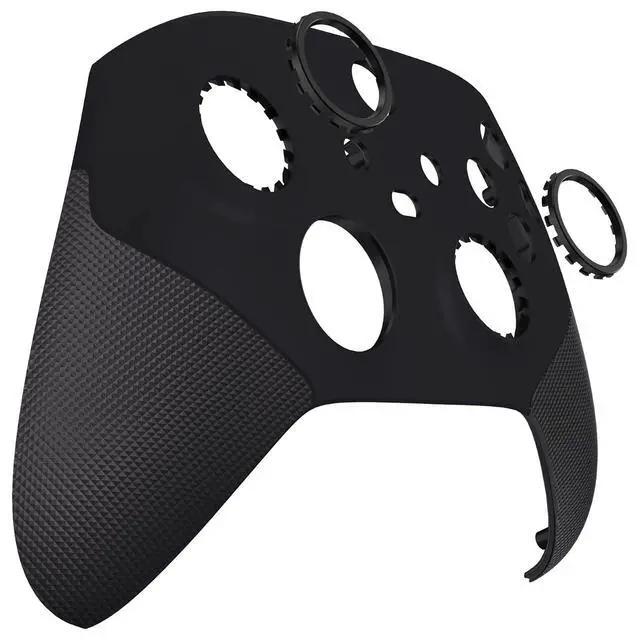 Alt view image 6 of 7 - ASR Version Redesigned Shell for Xbox Core Wireless Controller - Performance Rubberized Grip, Anti Sticks Rubbing Rings - Custom Faceplate for Xbox Series X & S Controller - Black @
