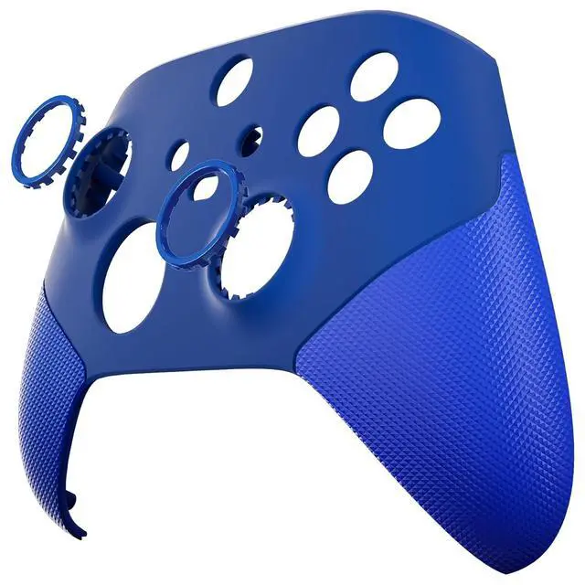Alt view image 6 of 6 - ASR Version Redesigned Shell for Xbox Core Wireless Controller - Performance Rubberized Grip, Anti Sticks Rubbing Rings - Custom Faceplate for Xbox Series X & S Controller - Blue @