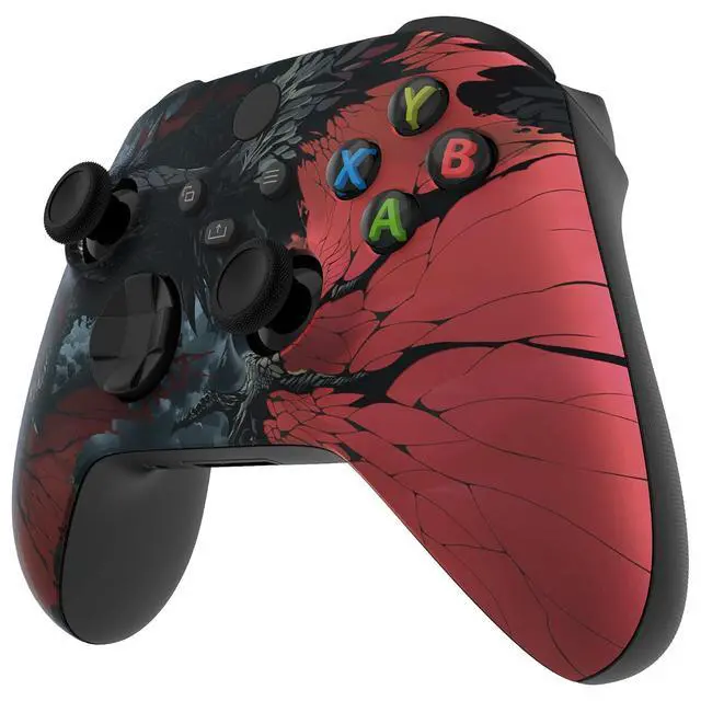 Alt view image 7 of 7 - Custom Shell for Xbox Series X & S - Revitalize Your Controller - Roaring Dragon Replacement Cover Front Housing Cover for Xbox Core Controller Wireless @