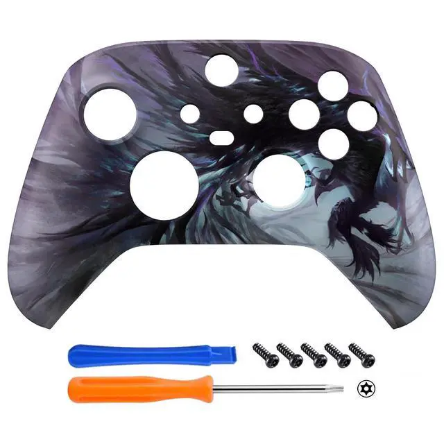 Alt view image 3 of 7 - Replacement Shell for Xbox Series X & S Controller - Unleash Your Style - Dragon Whisper Custom Acessories Skin Front Housing Cover for Xbox Core Controller Wireless @