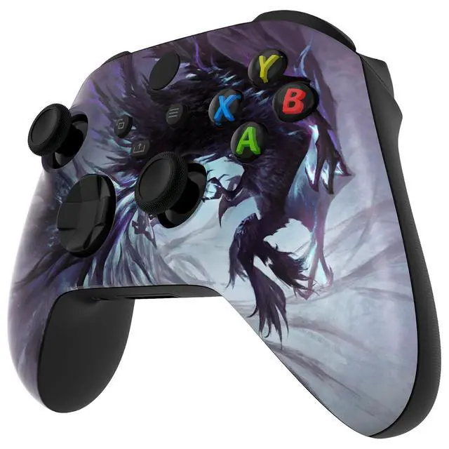 Alt view image 6 of 7 - Replacement Shell for Xbox Series X & S Controller - Unleash Your Style - Dragon Whisper Custom Acessories Skin Front Housing Cover for Xbox Core Controller Wireless @