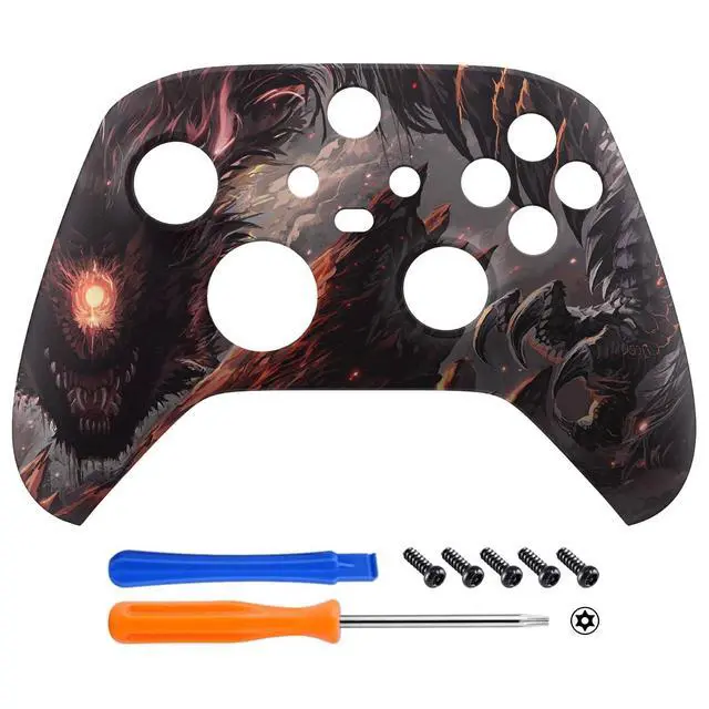 Alt view image 3 of 7 - Custom Shell for Xbox Series X & S Controller - Revitalize Your Controller - Cyclops Dragon Replacement Cover Front Housing Cover for Xbox Core Controller Wireless @
