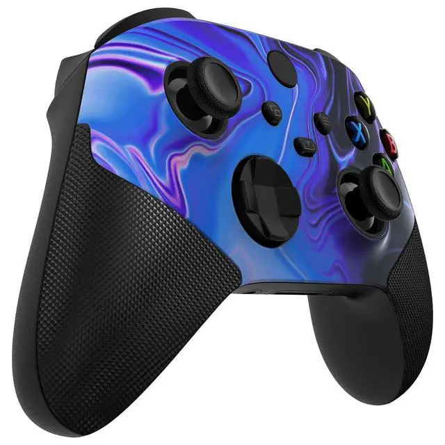 Alt view image 4 of 7 - ASR Version Redesigned Shell for Xbox Core Wireless Controller - Performance Rubberized Grip, Anti Sticks Rubbing Rings - Custom Faceplate for Xbox Series X & S Control - Origin of Chaos @
