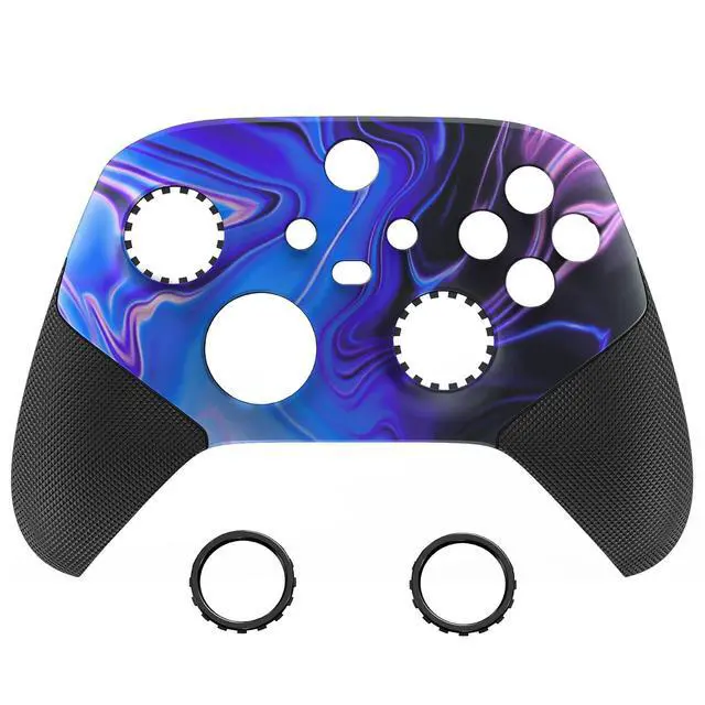 Alt view image 5 of 7 - ASR Version Redesigned Shell for Xbox Core Wireless Controller - Performance Rubberized Grip, Anti Sticks Rubbing Rings - Custom Faceplate for Xbox Series X & S Control - Origin of Chaos @